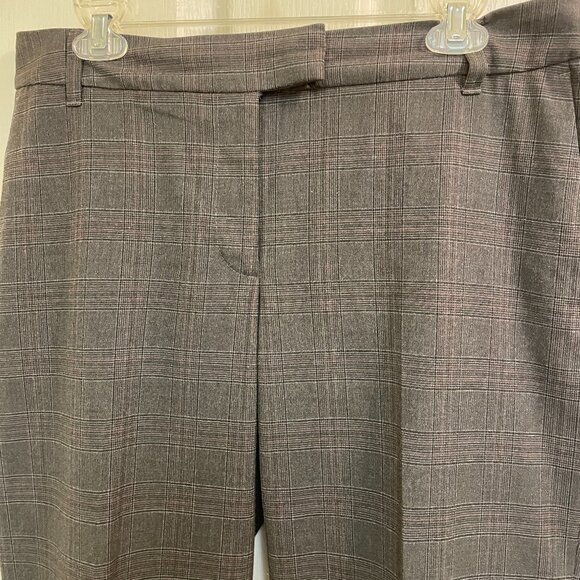 LIZ CLAIBORNE AUDRA SIZE 12 MENSWEAR STYLE GREY SLACKS - Picture 4 of 10